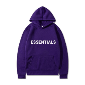 Fear of God Essentials Purple Hoodie
