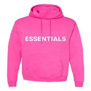 Dark Pink Essentials Hoodie